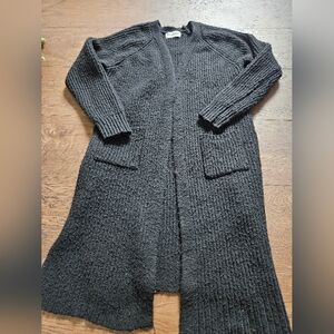 No Boundaries Black Knit Cardigan
